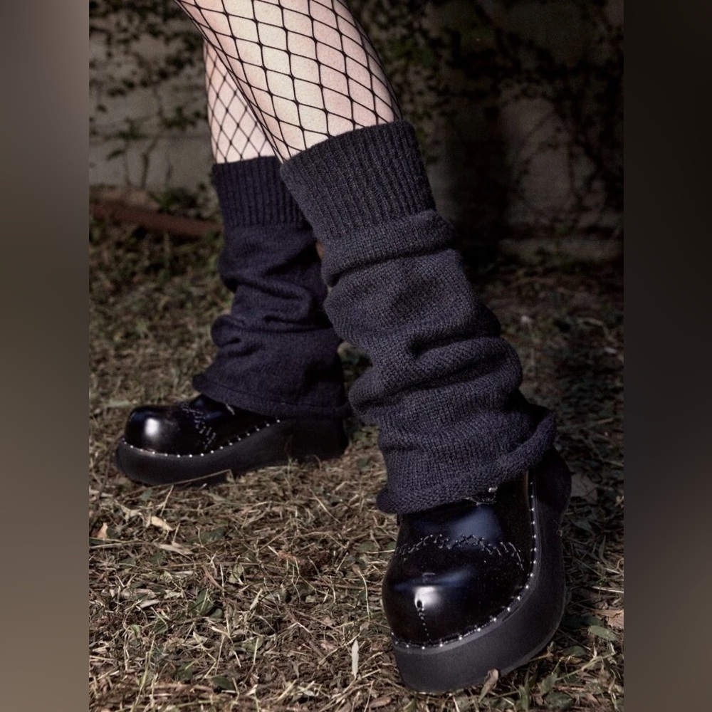 Goth Solid Leg Warmers